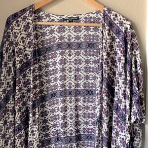 BRANDY MELVILLE Purple Lightweight Kimono Cardigan